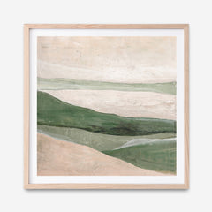 Green Field (Square) Art Print