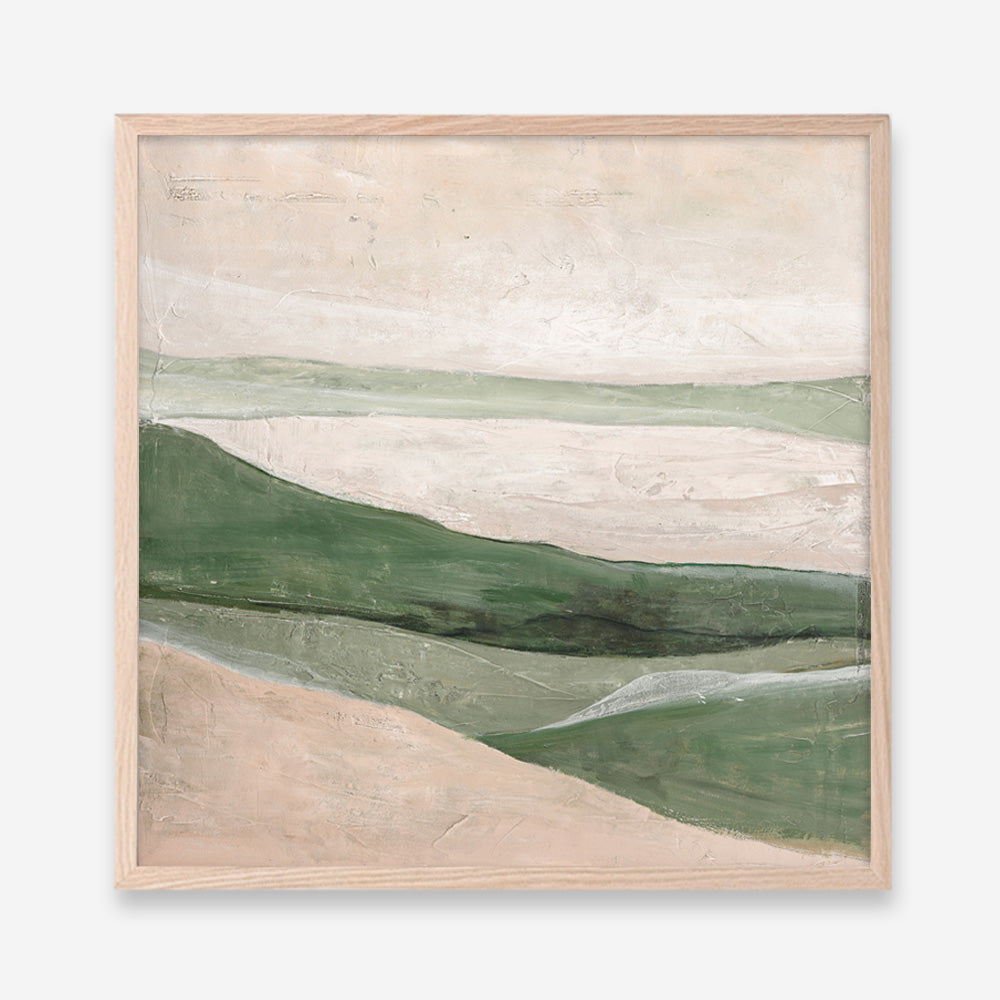Green Field (Square) Art Print