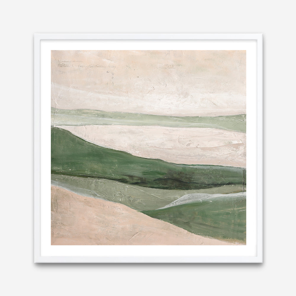 Green Field (Square) Art Print