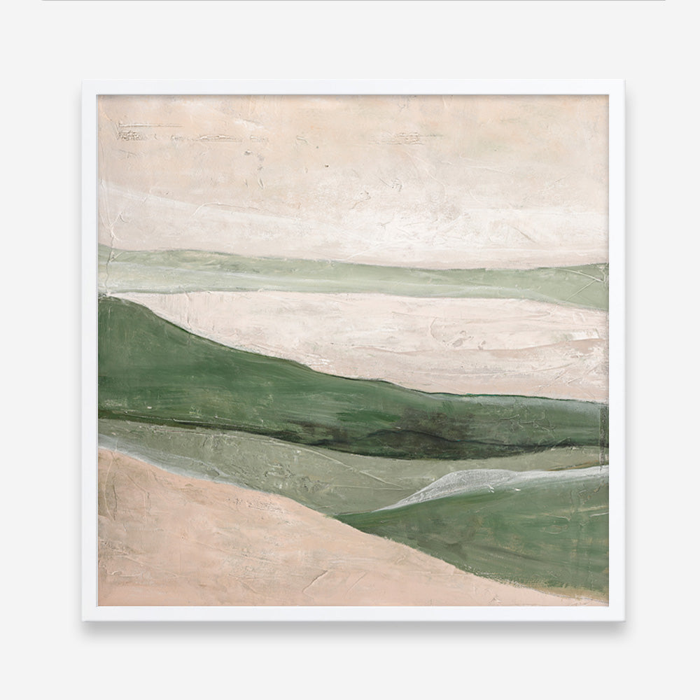 Green Field (Square) Art Print