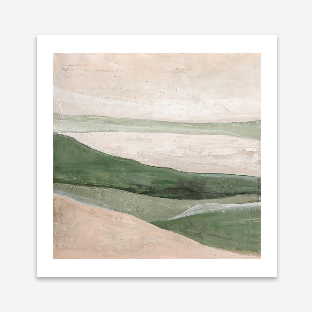 Green Field (Square) Art Print