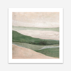 Green Field (Square) Art Print