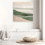 Green Field (Square) Canvas Print