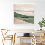 Green Field (Square) Canvas Print