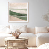 Green Field (Square) Art Print