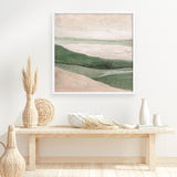 Green Field (Square) Art Print