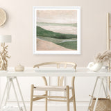 Green Field (Square) Art Print