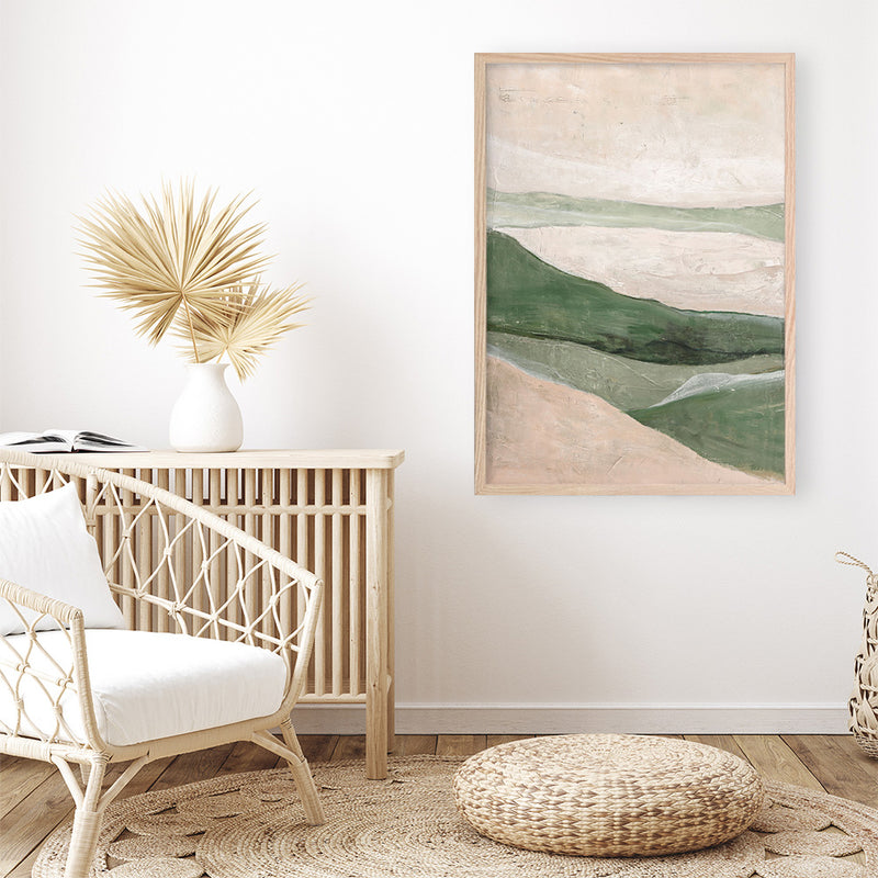 Green Field Art Print