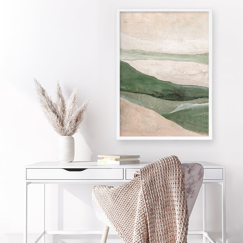 Green Field Art Print