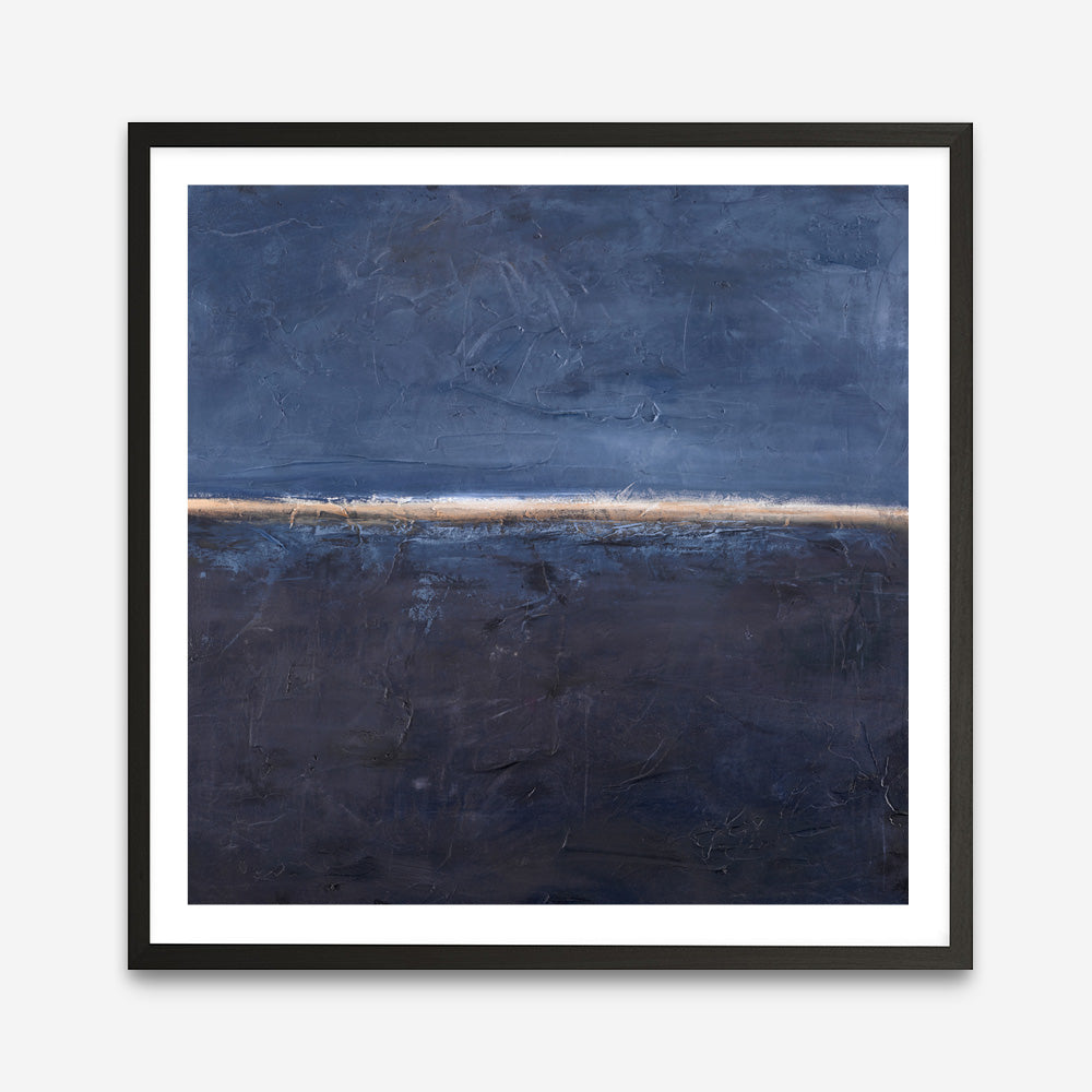 Edge Blue (Square) Art Print