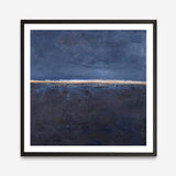 Edge Blue (Square) Art Print