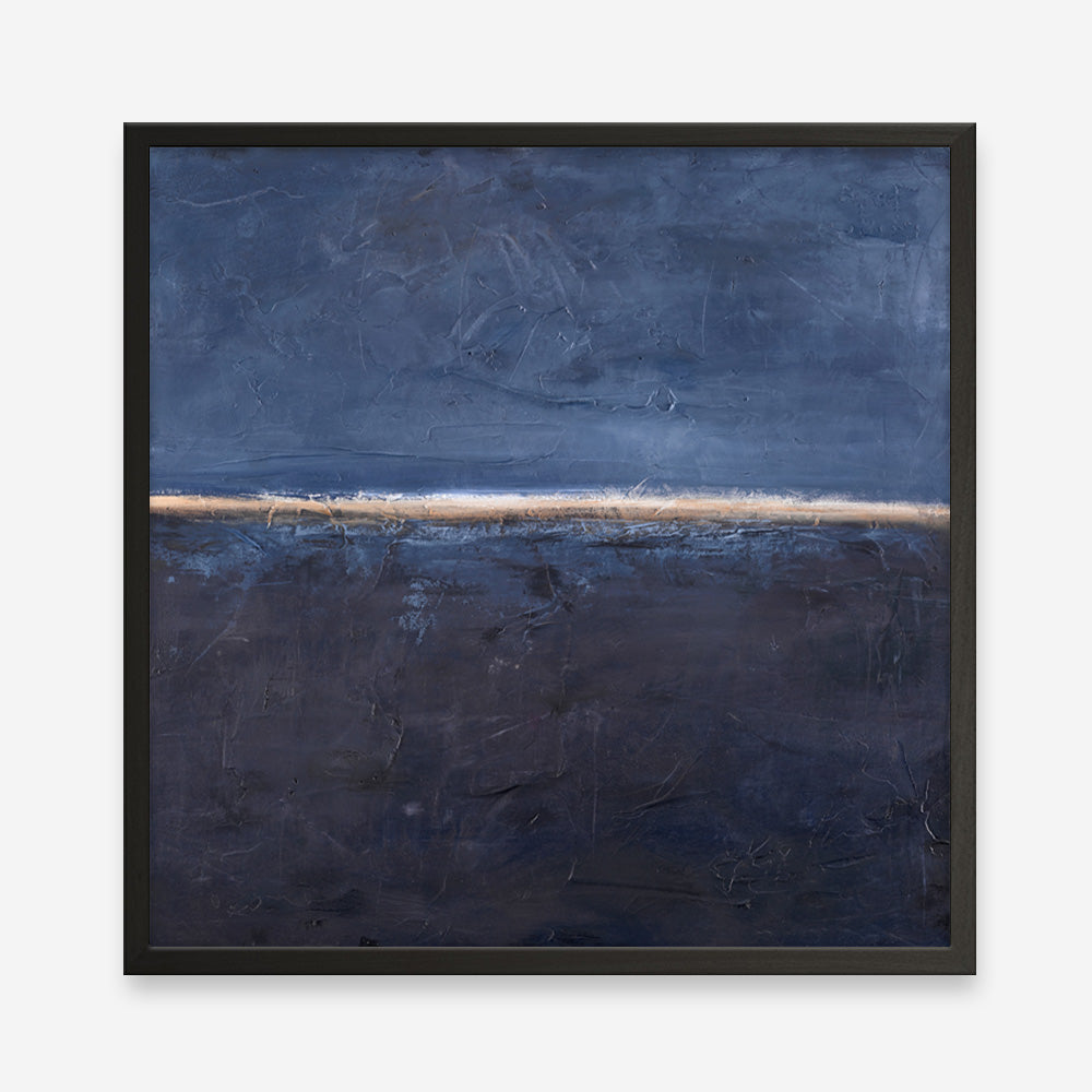 Edge Blue (Square) Art Print