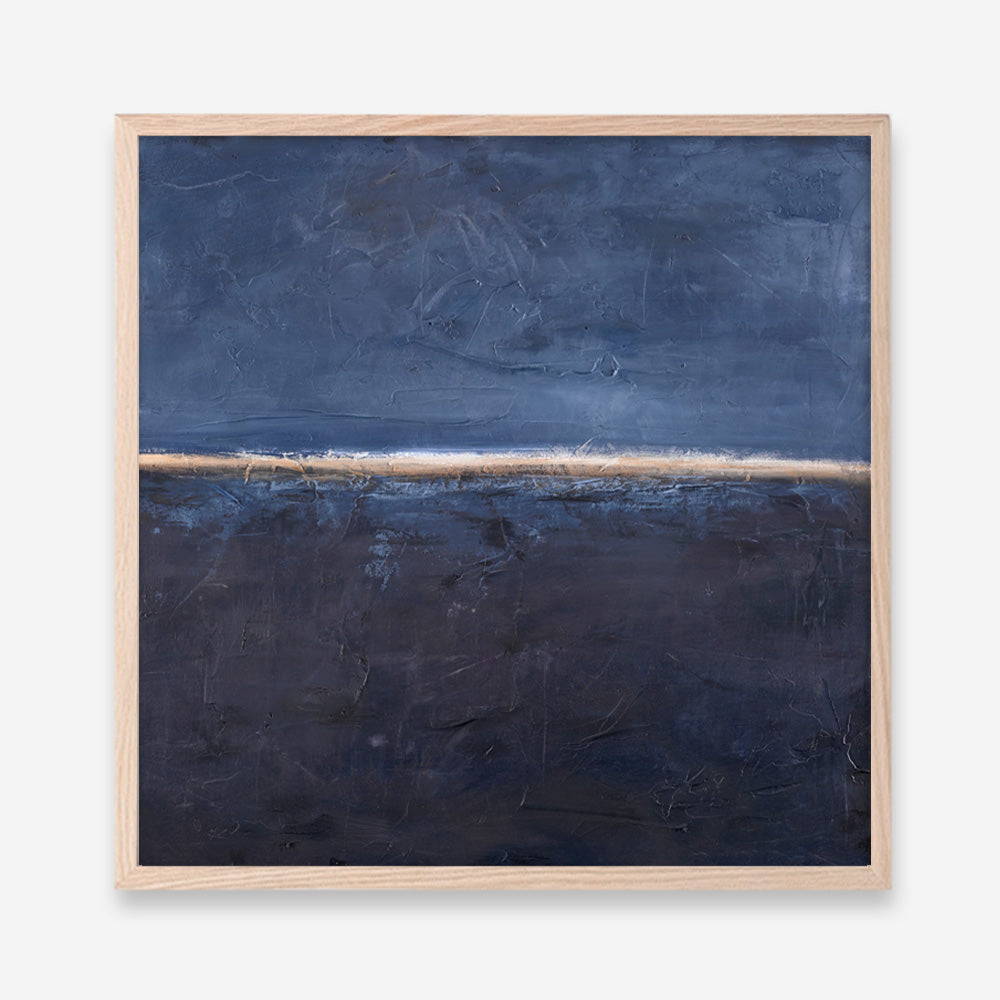 Edge Blue (Square) Art Print