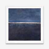 Edge Blue (Square) Art Print
