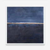 Edge Blue (Square) Art Print