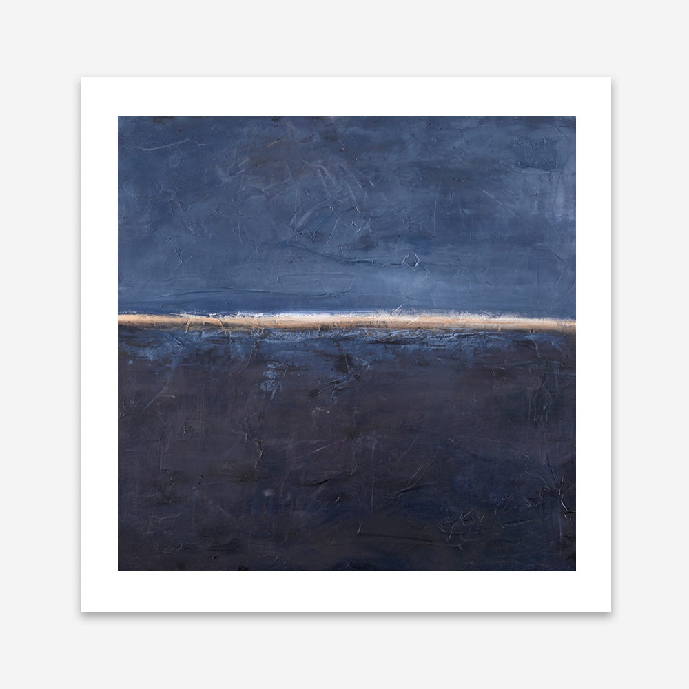 Edge Blue (Square) Art Print