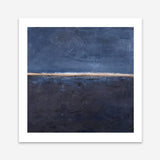 Edge Blue (Square) Art Print