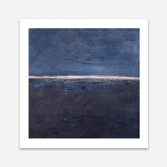 Edge Blue (Square) Art Print