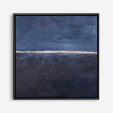 Edge Blue (Square) Canvas Print