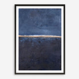 Edge Blue Art Print
