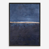 Edge Blue Art Print