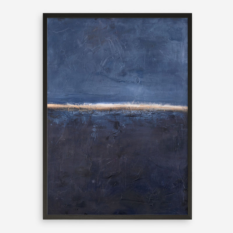 Edge Blue Art Print