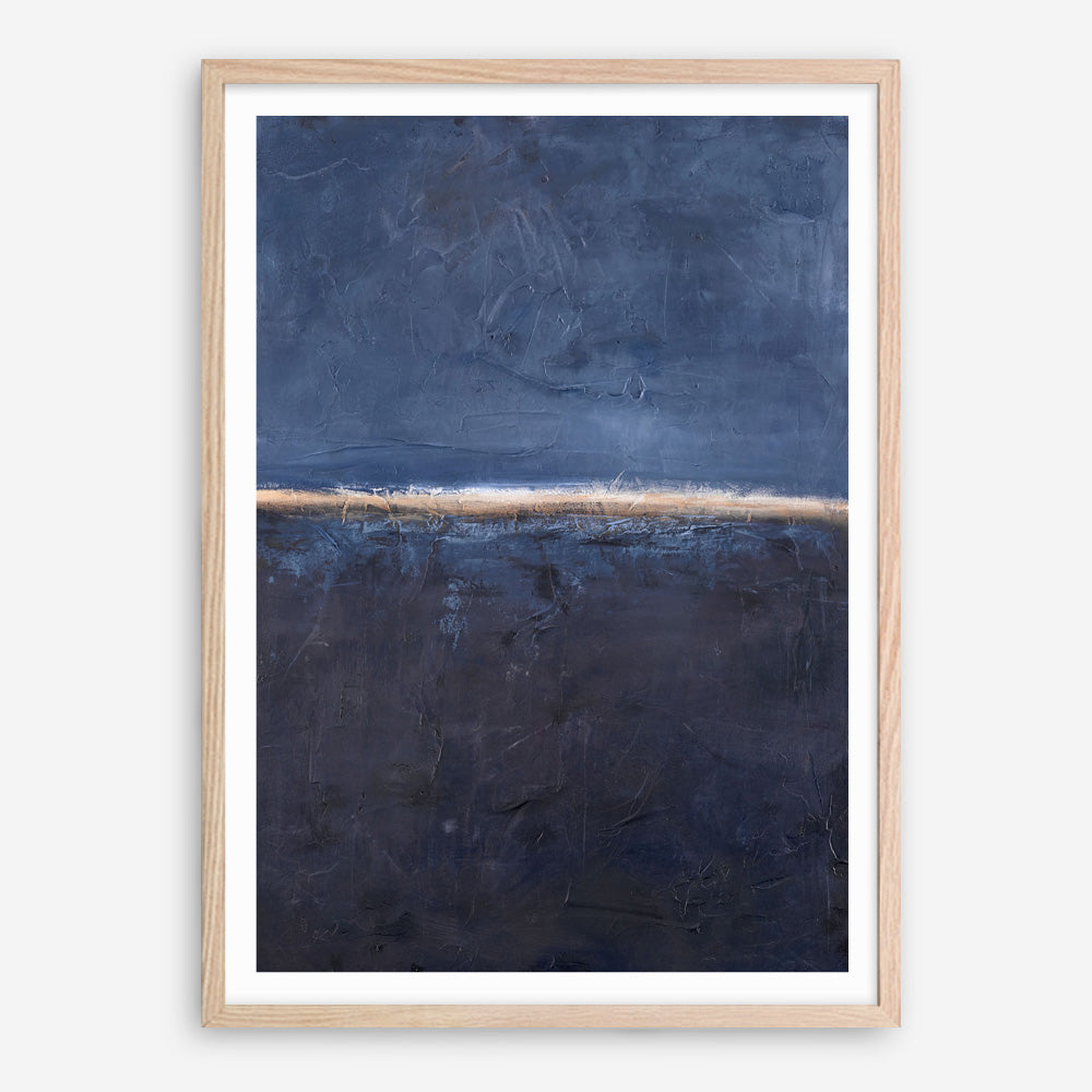 Edge Blue Art Print
