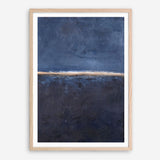 Edge Blue Art Print