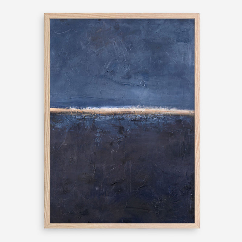 Edge Blue Art Print