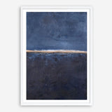 Edge Blue Art Print