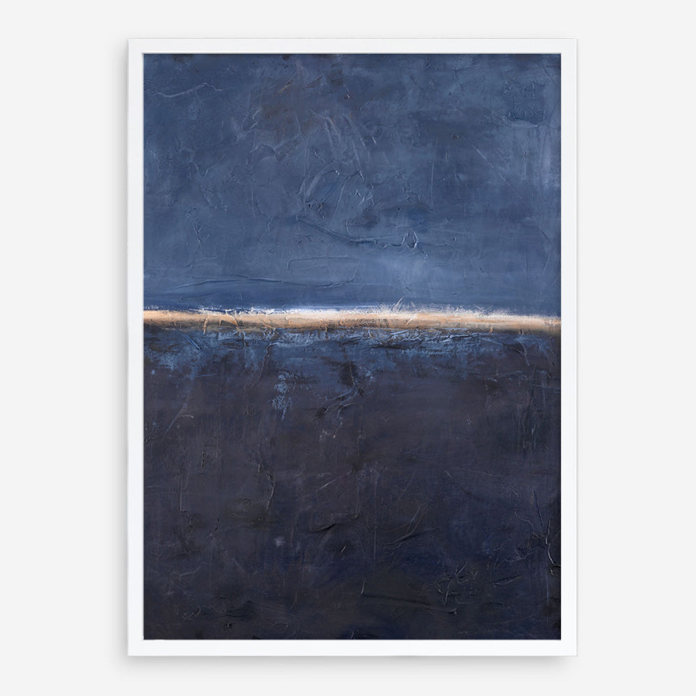 Edge Blue Art Print
