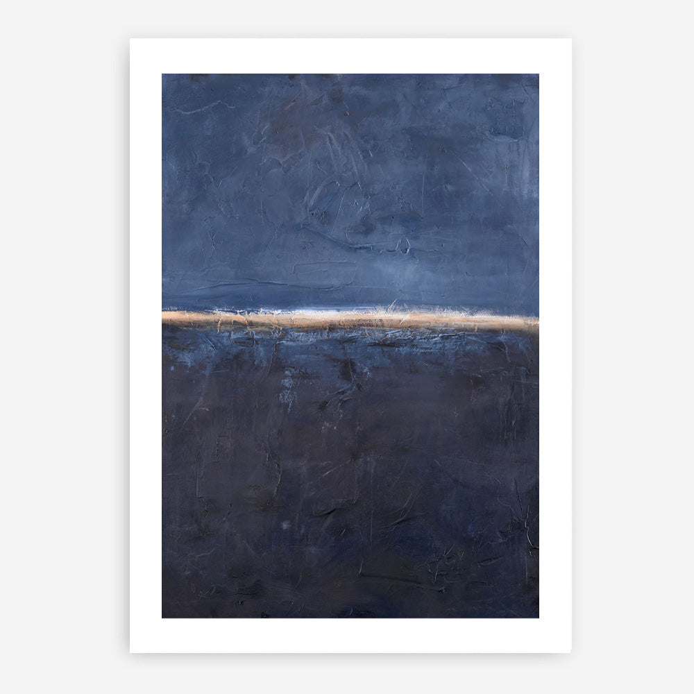 Edge Blue Art Print