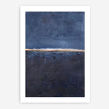 Edge Blue Art Print