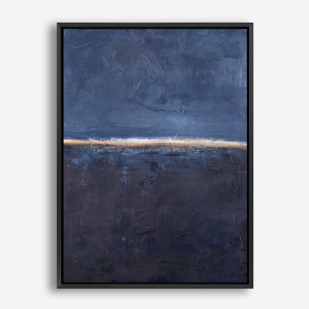 Edge Blue Canvas Print
