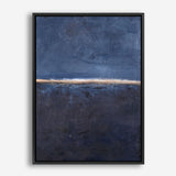 Edge Blue Canvas Print