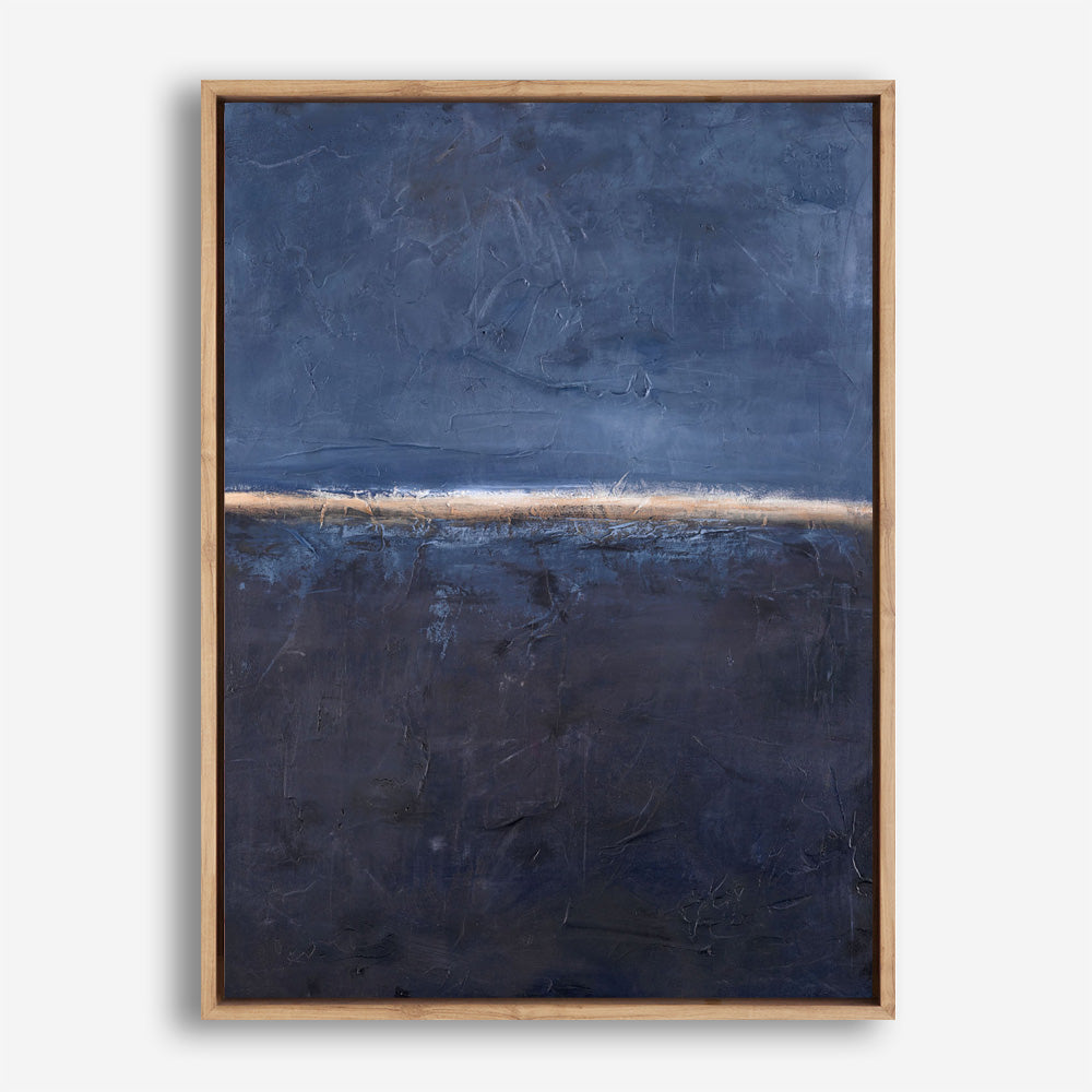 Edge Blue Canvas Print