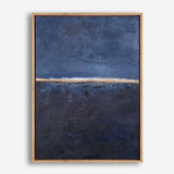 Edge Blue Canvas Print