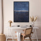 Edge Blue Canvas Print