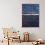 Edge Blue Canvas Print