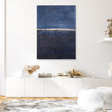 Edge Blue Canvas Print