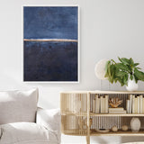 Edge Blue Canvas Print