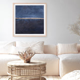 Edge Blue (Square) Art Print