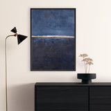 Edge Blue Art Print