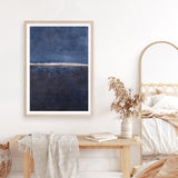 Edge Blue Art Print