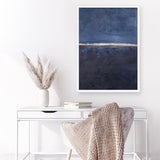 Edge Blue Art Print