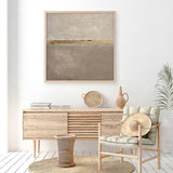 Rituals - Sand (Square) Art Print