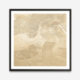Metallic - Champagne (Square) Art Print