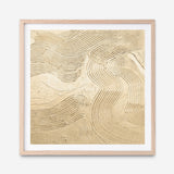 Metallic - Champagne (Square) Art Print