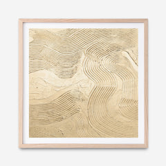 Metallic - Champagne (Square) Art Print