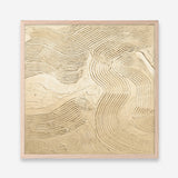 Metallic - Champagne (Square) Art Print